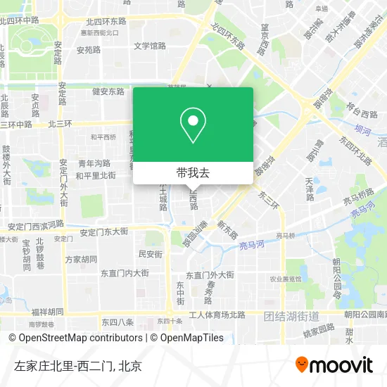 左家庄北里-西二门地图