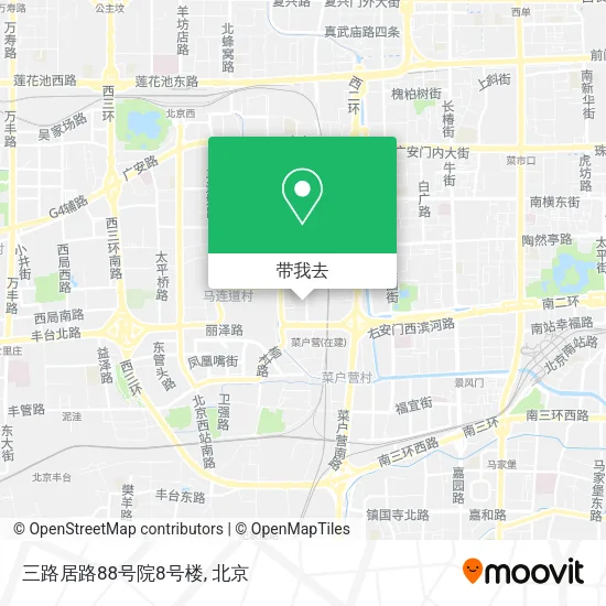 三路居路88号院8号楼地图