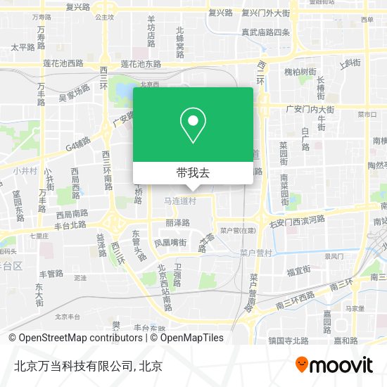 北京万当科技有限公司地图