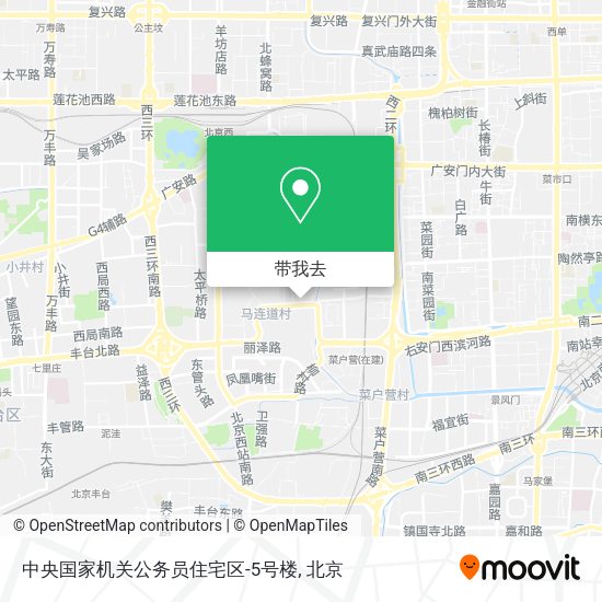 中央国家机关公务员住宅区-5号楼地图