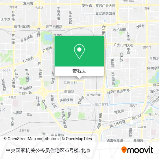 中央国家机关公务员住宅区-5号楼地图
