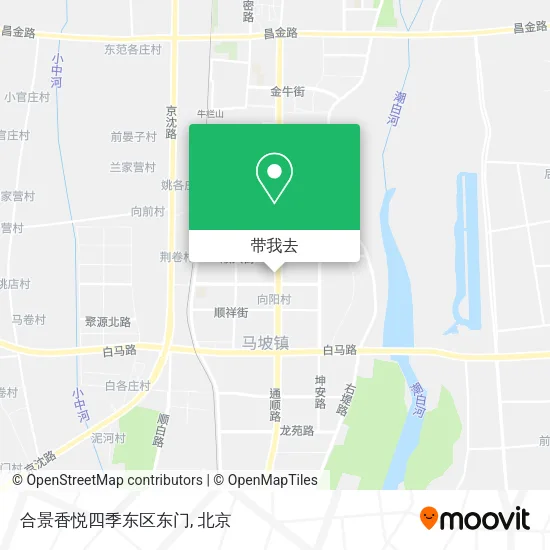 合景香悦四季东区东门地图