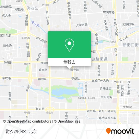 北沙沟小区地图