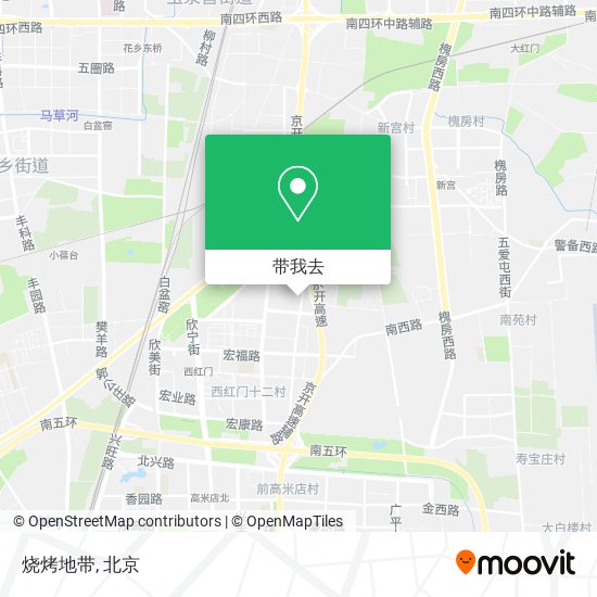 烧烤地带地图