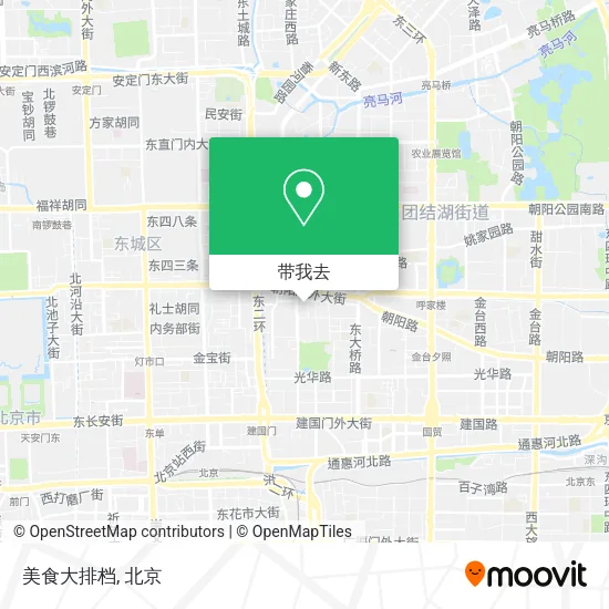 美食大排档地图