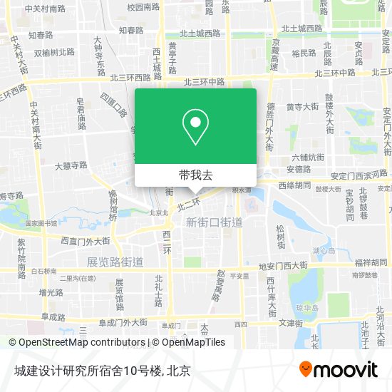 城建设计研究所宿舍10号楼地图