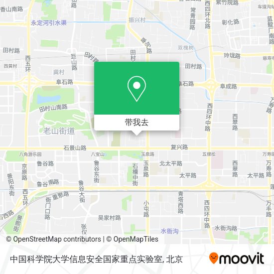 中国科学院大学信息安全国家重点实验室地图