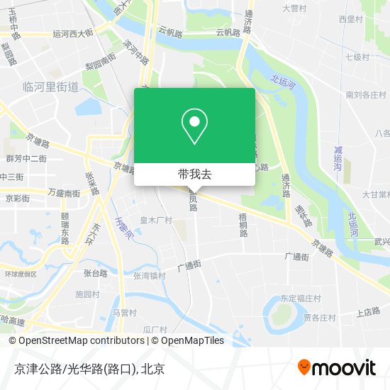 京津公路/光华路(路口)地图
