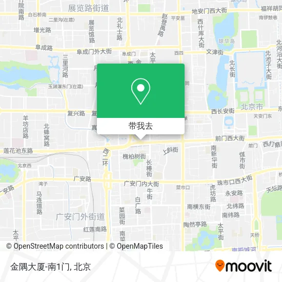 金隅大厦-南1门地图
