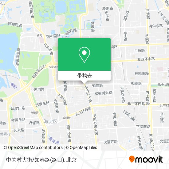 中关村大街/知春路(路口)地图