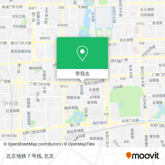 北京地铁７号线地图