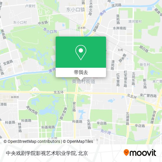 中央戏剧学院影视艺术职业学院地图
