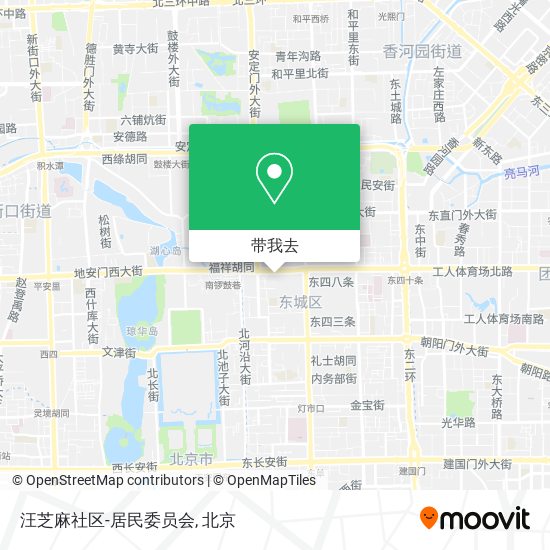 汪芝麻社区-居民委员会地图