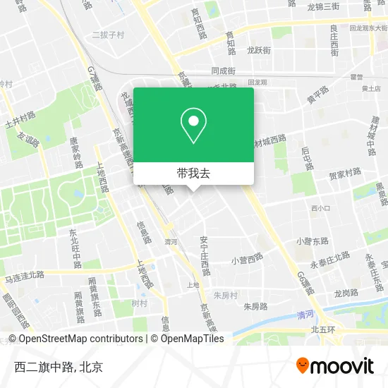 西二旗中路地图