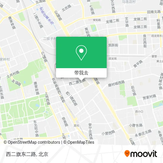 西二旗东二路地图