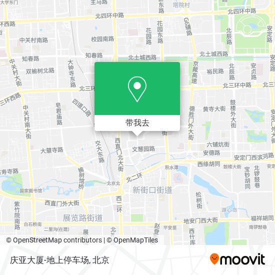 庆亚大厦-地上停车场地图