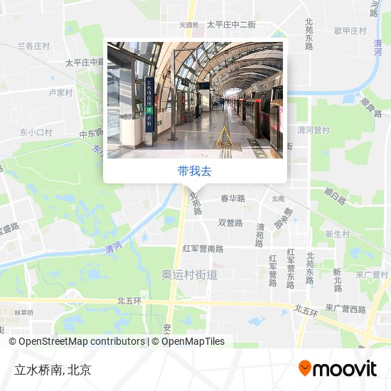 立水桥南地图