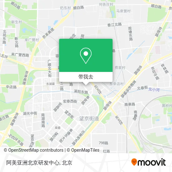 阿美亚洲北京研发中心地图