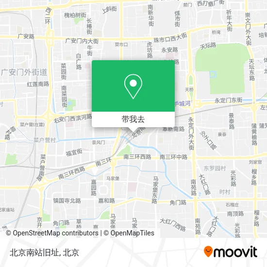 北京南站旧址地图