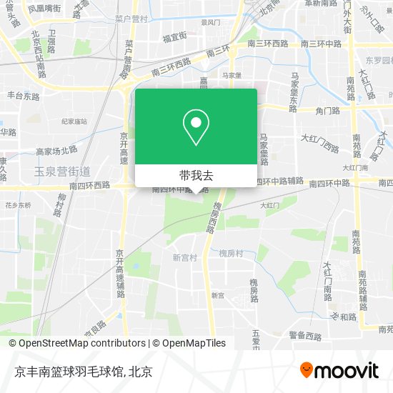 京丰南篮球羽毛球馆地图