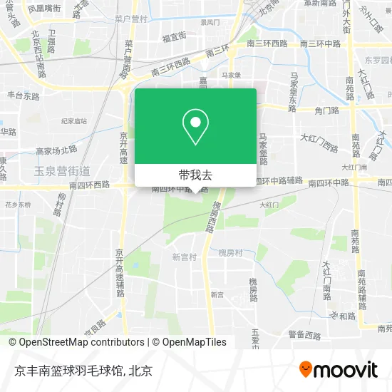 京丰南篮球羽毛球馆地图