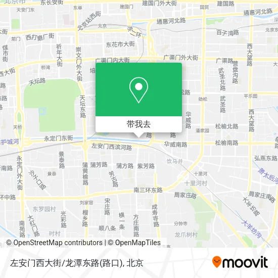 左安门西大街/龙潭东路(路口)地图