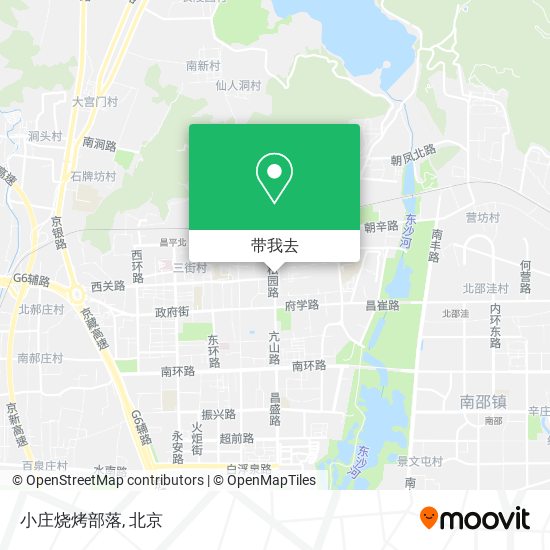小庄烧烤部落地图