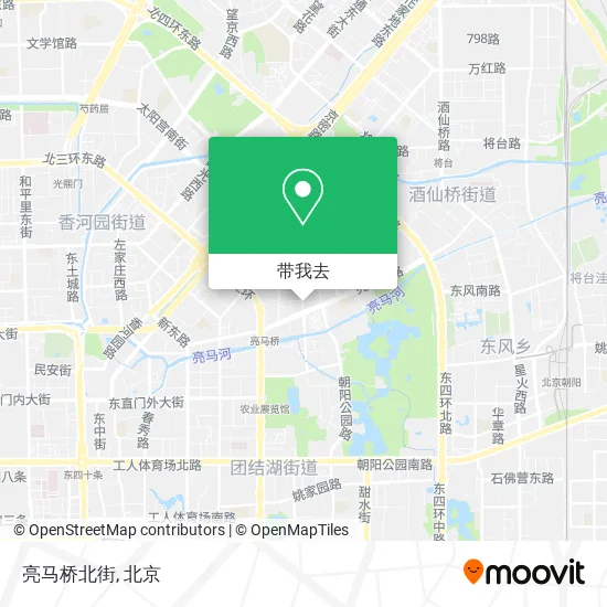 亮马桥北街地图