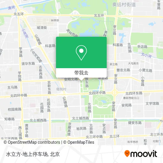 水立方-地上停车场地图