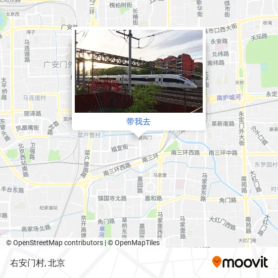 右安门村地图