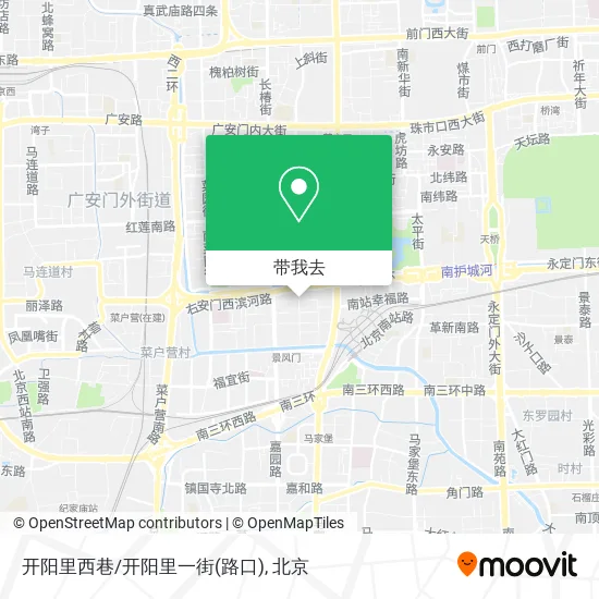 开阳里西巷/开阳里一街(路口)地图