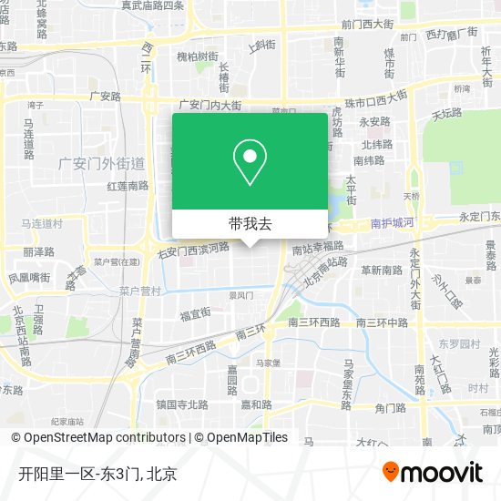 开阳里一区-东3门地图