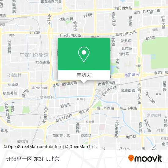 开阳里一区-东3门地图
