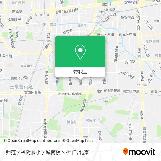 师范学校附属小学城南校区-西门地图
