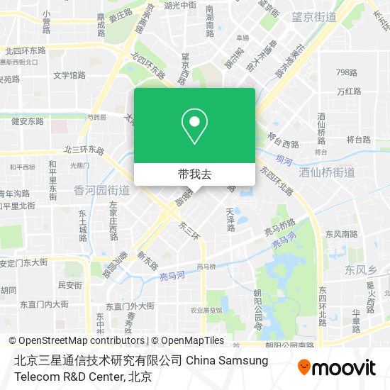 北京三星通信技术研究有限公司 China Samsung Telecom R&D Center地图