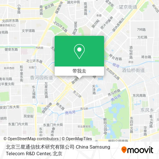 北京三星通信技术研究有限公司 China Samsung Telecom R&D Center地图
