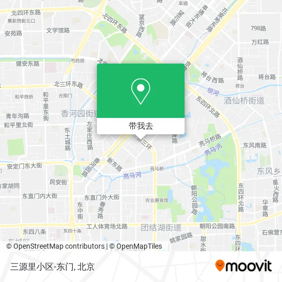 三源里小区-东门地图