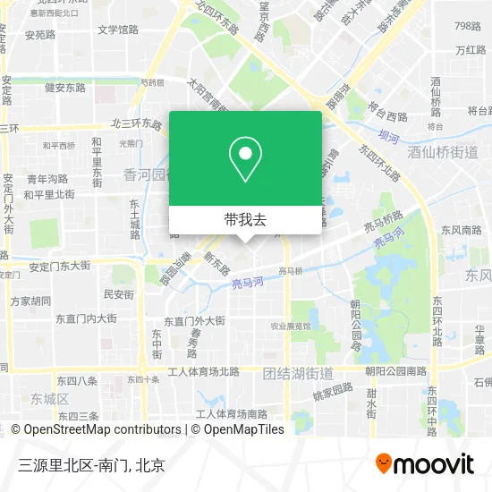 三源里北区-南门地图