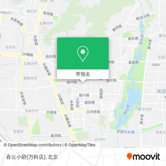 吞云小莳(万科店)地图