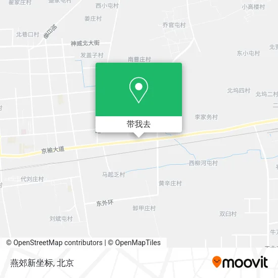 燕郊新坐标地图