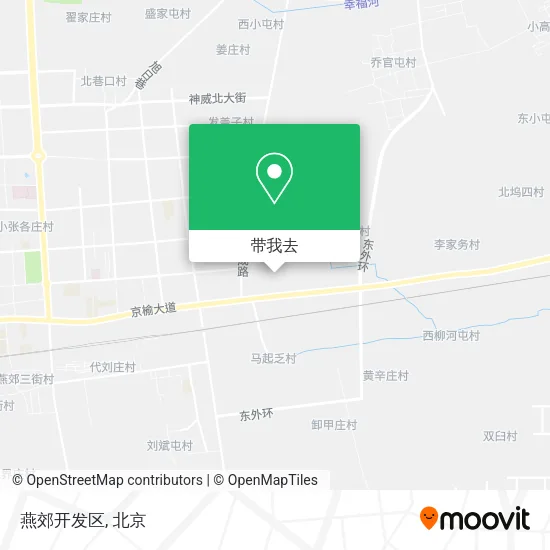 燕郊开发区地图
