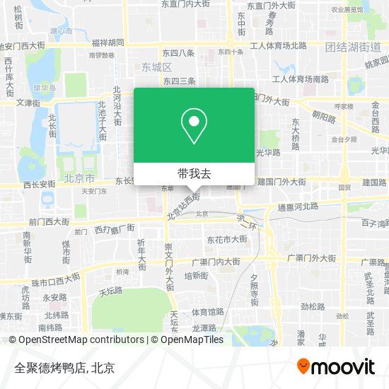 全聚德烤鸭店地图