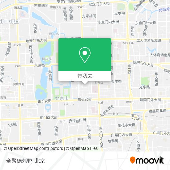 全聚德烤鸭地图