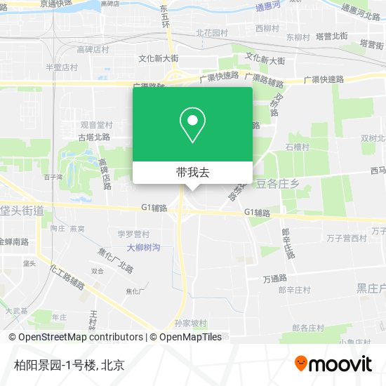 柏阳景园-1号楼地图