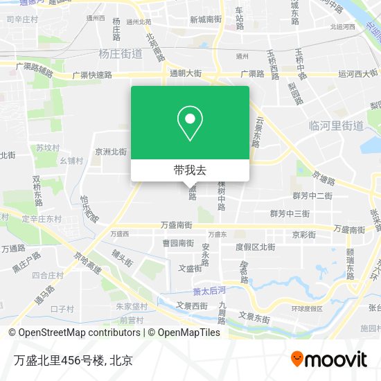 万盛北里456号楼地图