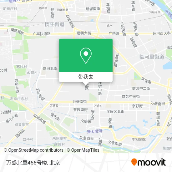 万盛北里456号楼地图