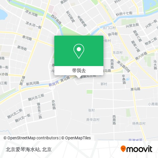 北京爱琴海水站地图