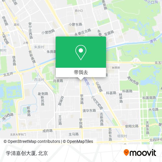学清嘉创大厦地图