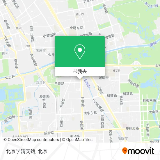 北京学清宾馆地图