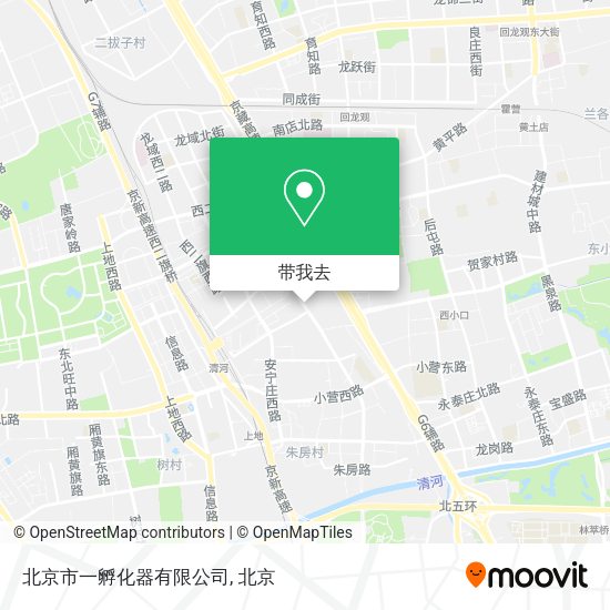北京市一孵化器有限公司地图